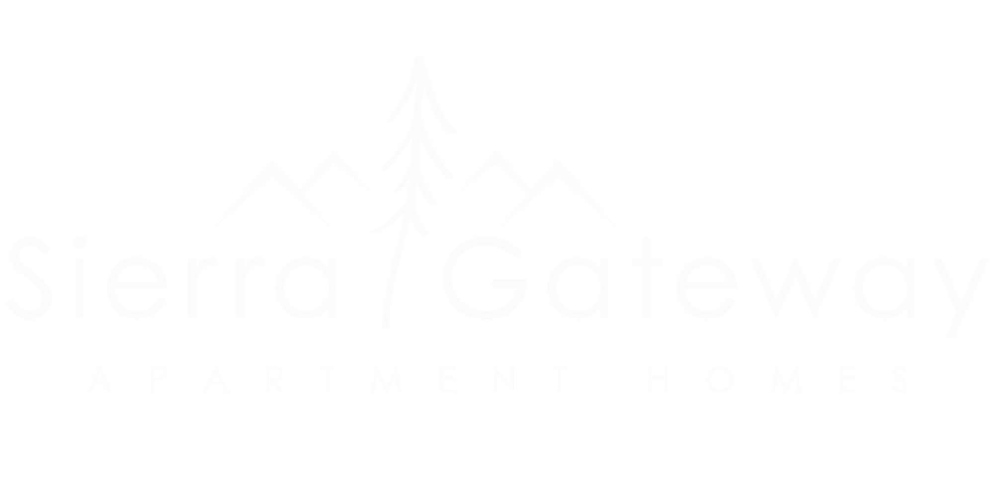 The image is a logo for Sierra Gateway Apartment Homes.